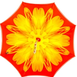 Sale Il Marchesato Colorful Handcrafted Umbrella with Flower, Made in Italy