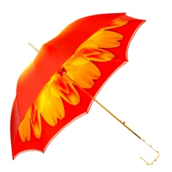 Sale Il Marchesato Colorful Handcrafted Umbrella with Flower, Made in Italy