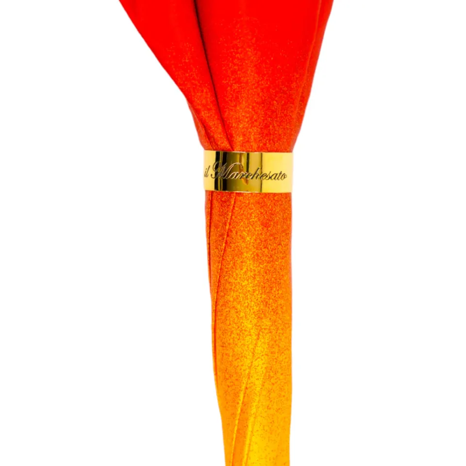 Sale Il Marchesato Colorful Handcrafted Umbrella with Flower, Made in Italy