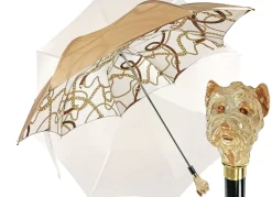 Hot Il Marchesato Crema elegante con cane smaltato