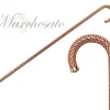 Discount Il Marchesato Crook Walking Cane Encrust di cristalli di ametista