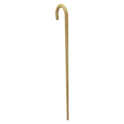 Best Il Marchesato Crook Walking Cane Encrust di cristalli di smeraldo