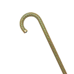 Best Il Marchesato Crook Walking Cane Encrust di cristalli di smeraldo