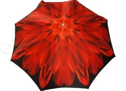 New Il Marchesato Dalia rossa - Ombrello da donna di lusso