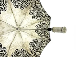 Best Il Marchesato Damasco Bianco e nero con centinaia di cristalli