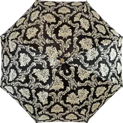 New Il Marchesato Damasco nero alla moda con verde fantastico