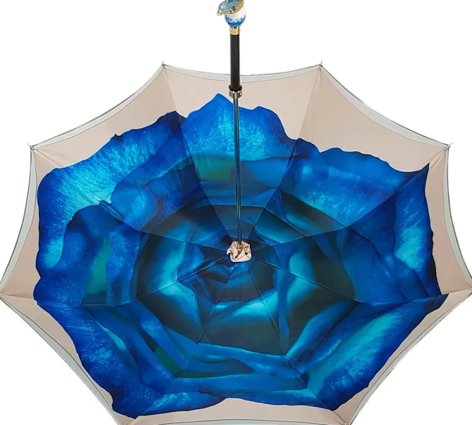 Clearance Il Marchesato Delfino dipinto a mano - Fantasia Rosa grande blu