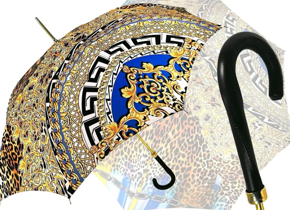 Fashion Il Marchesato Disegno Geometrico - ombrello esclusivo leopardato