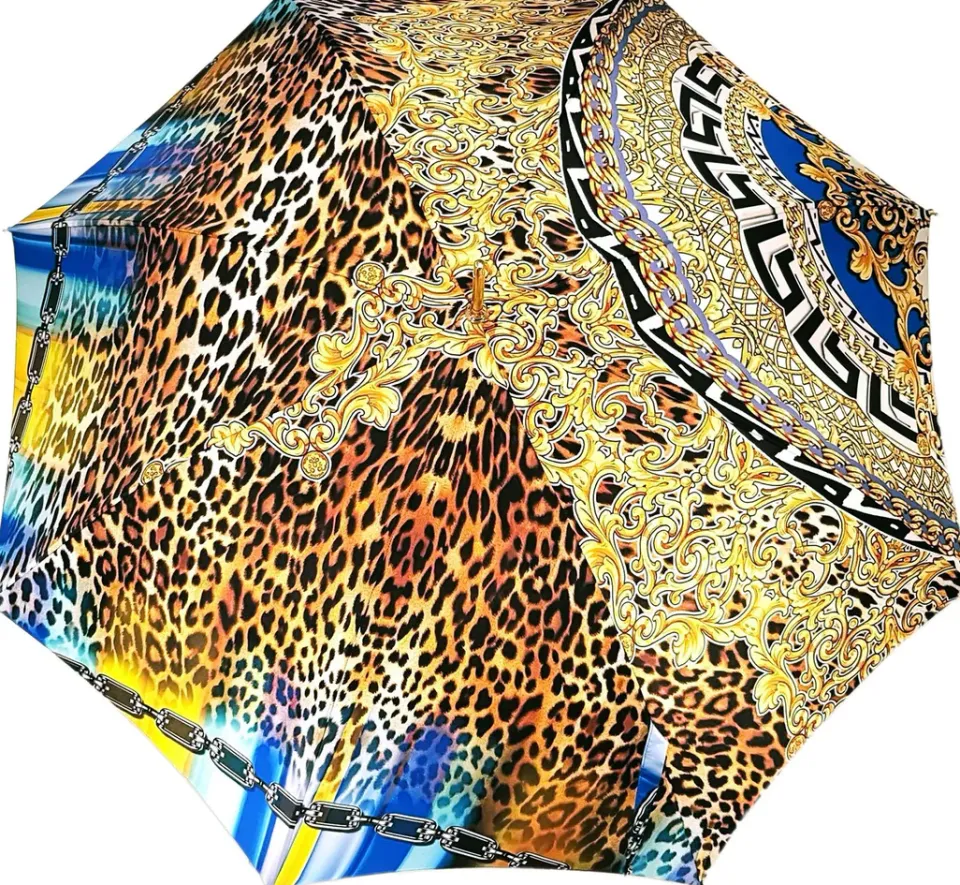 Fashion Il Marchesato Disegno Geometrico - ombrello esclusivo leopardato