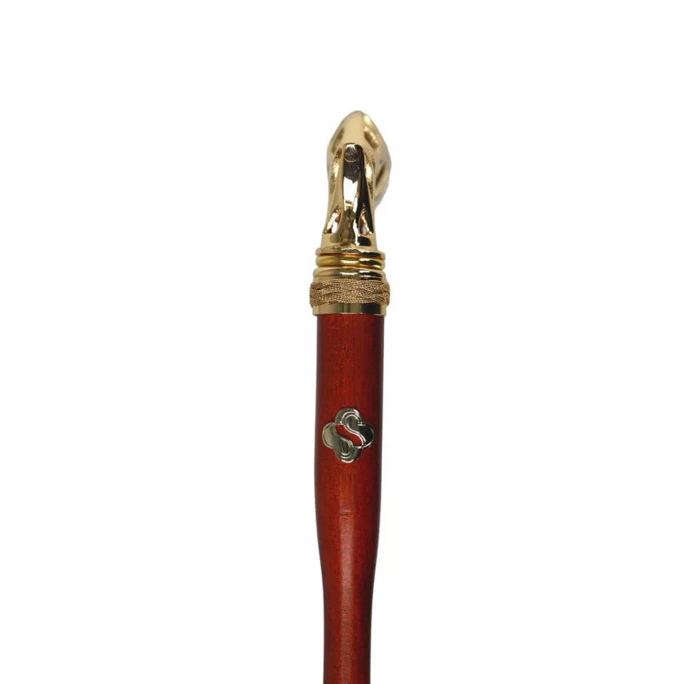 Discount Il Marchesato Double Cloth Men's Umbrella - 24K Goldplated handle