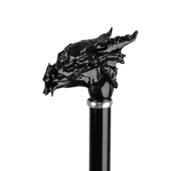Sale Il Marchesato Dragon’s Fury: Black Umbrella with Fierce Dragon Handle