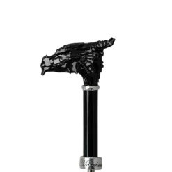 Sale Il Marchesato Dragon’s Fury: Black Umbrella with Fierce Dragon Handle