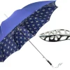 Fashion Il Marchesato Elegant men's umbrella with silverplated 925 handle