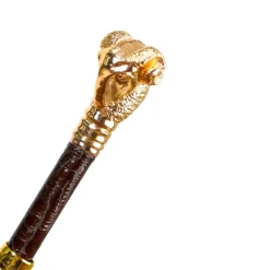 Hot Il Marchesato Elegant Tobacco Umbrella with Gold Ram