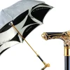 New Il Marchesato Elegant Umbrella with Gold-Plated Lion Handle – Limited Edition