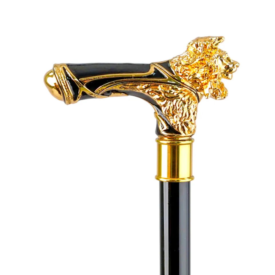 New Il Marchesato Elegant Umbrella with Gold-Plated Lion Handle – Limited Edition