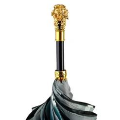 New Il Marchesato Elegant Umbrella with Gold-Plated Lion Handle – Limited Edition