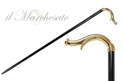 Fashion Il Marchesato Elegante bastone da appoggio in ottone placcato oro24K