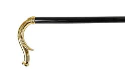 Fashion Il Marchesato Elegante bastone da appoggio in ottone placcato oro24K