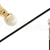 Online Il Marchesato Elegante bastone da passeggio da cerimonia dorato