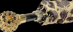Hot Il Marchesato Elegante disegno leopardo con impugnatura filigrana