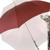 New Il Marchesato Elegante ombrello da uomo con falco placcato argento