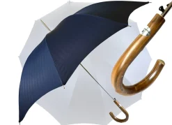 Online Il Marchesato Elegante ombrello da uomo Blu navy