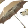 Discount Il Marchesato Elegante ombrello in stile Animalier e Cane Smaltato a mano