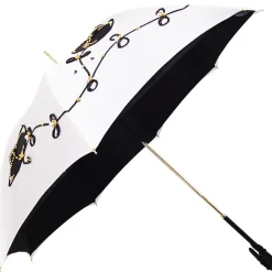 New Il Marchesato Elegante Ombrello ricamato a mano in Italia