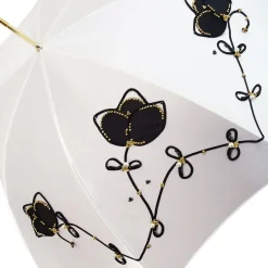 New Il Marchesato Elegante Ombrello ricamato a mano in Italia