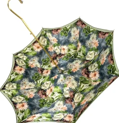Best Il Marchesato Elegante ombrello verde motivo floreale
