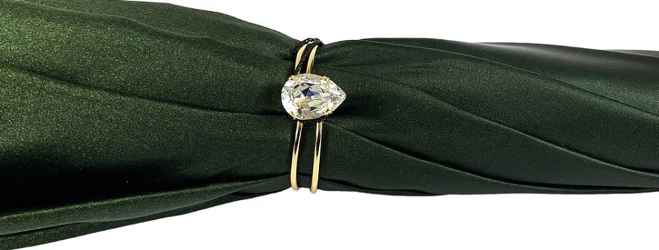 Best Il Marchesato Elegante ombrello verde motivo floreale