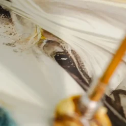 Online Il Marchesato Equestrian Elegance: Light Blue Umbrella with Golden Horse Head Handle