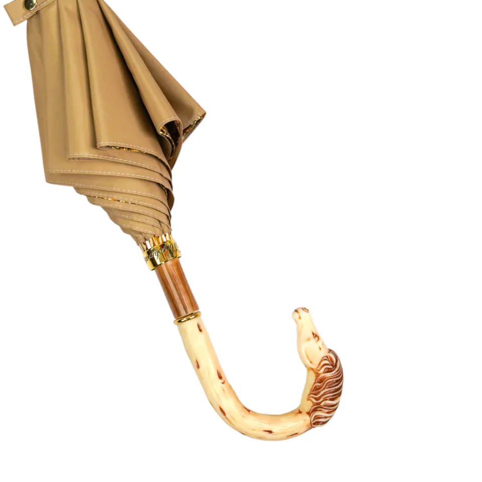 Sale Il Marchesato Equestrian Elegance: Luxury Handcrafted Men's Umbrella with Horse Hand