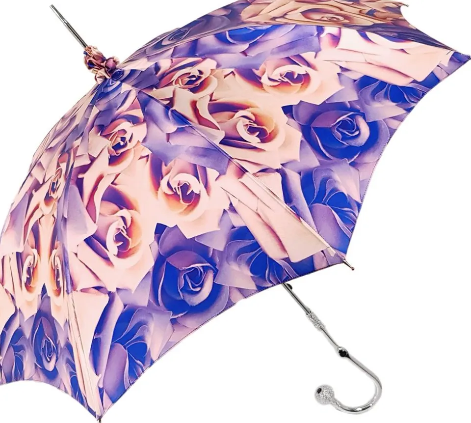 Best Il Marchesato Esclusivo disegno violetto - impugnatura placcata in argento e cristal
