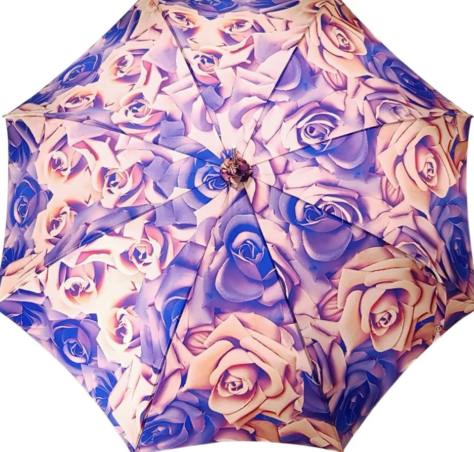 Best Il Marchesato Esclusivo disegno violetto - impugnatura placcata in argento e cristal