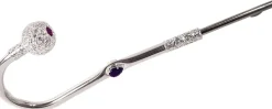 Best Il Marchesato Esclusivo disegno violetto - impugnatura placcata in argento e cristal