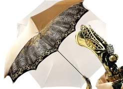 Fashion Il Marchesato Esclusivo ombrello con Libellula placcata in oro 24K