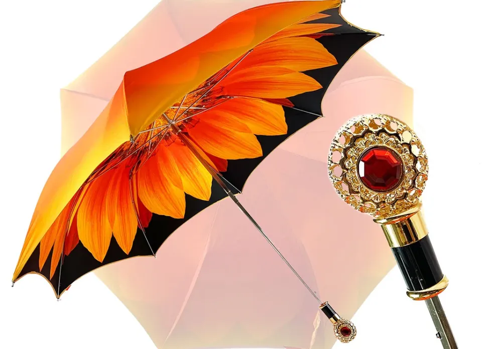Outlet Il Marchesato Esclusivo ombrello disegno Girasole