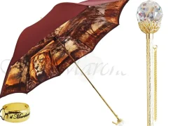 New Il Marchesato Exclusive Savana Lion Luxury Umbrella by Italian Designers il Marchesa Fashion Umbrellas