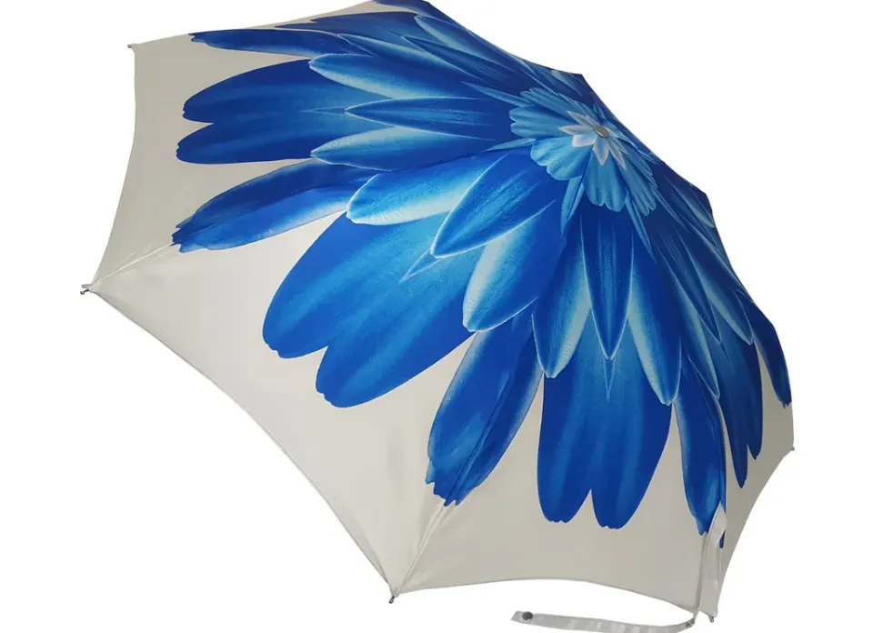 New Il Marchesato Gerbera blu - Ombrello da donna di lusso