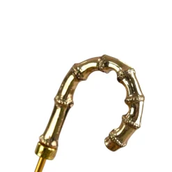 Best Il Marchesato Golden Bamboo Umbrella with Exquisite Botanical Lining