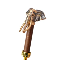 Hot Il Marchesato Golden Elephant Umbrella for a Bold and Exotic Look