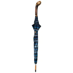 Outlet Il Marchesato Handcrafted Cotton Umbrella - Natural Chestnut Root Handle Designer