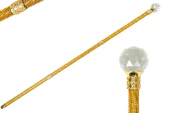 Sale Il Marchesato Handmade Topaz Crystal-Encrusted Walking Cane