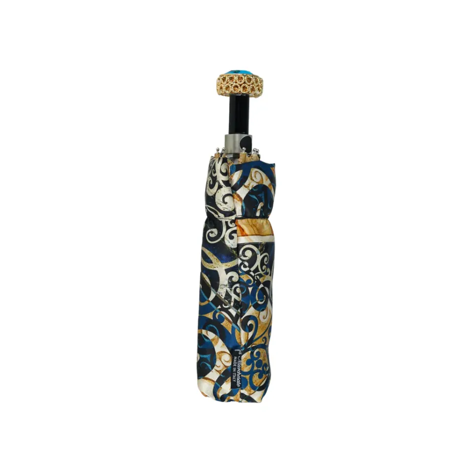Outlet Il Marchesato Handmade umbrella with exclusive Majolica design