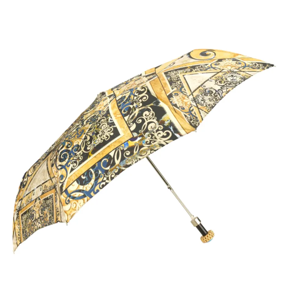 Outlet Il Marchesato Handmade umbrella with exclusive Majolica design