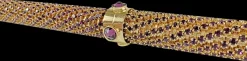 Outlet Il Marchesato Il bastone da passeggio 24k placcato oro di lusso incrostata con migli
