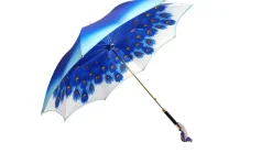 Fashion Il Marchesato Blue Peacock Umbrella Ombrello da donna alla moda eccezionale