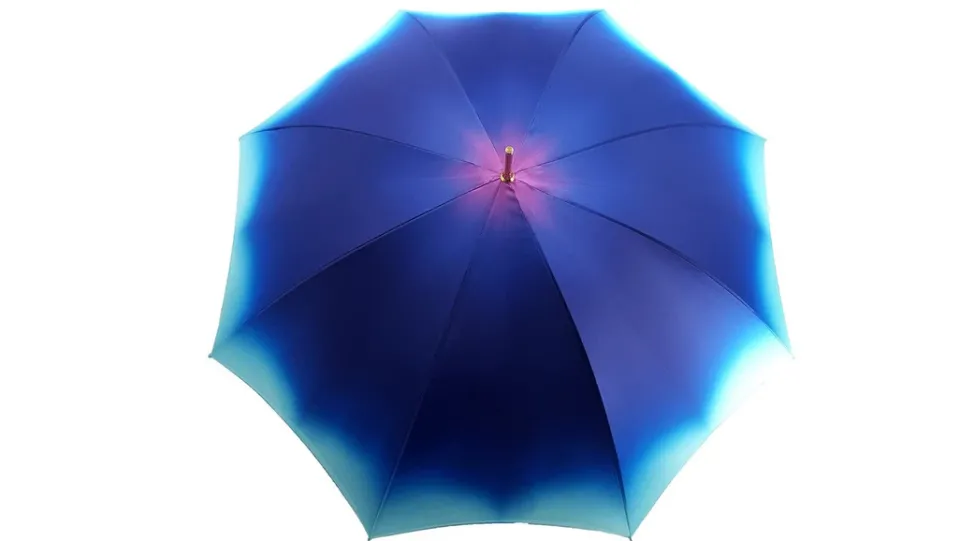 Fashion Il Marchesato Blue Peacock Umbrella Ombrello da donna alla moda eccezionale